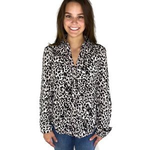 New York & Company Black and White Animal …